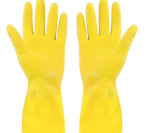 Guante Latex Amarillo Talla / 7-8-9-10