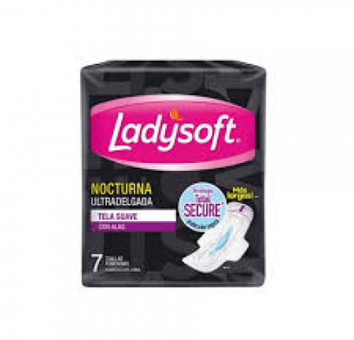 Toalla Higiénica Ladysoft Nocturna Normal Tela Sua...